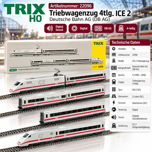 Trix 22096 triebwagenzug - trix, h0