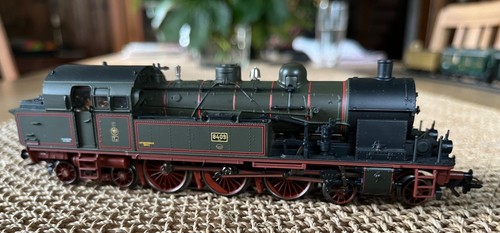 Personenzug mit dampflok - h0,